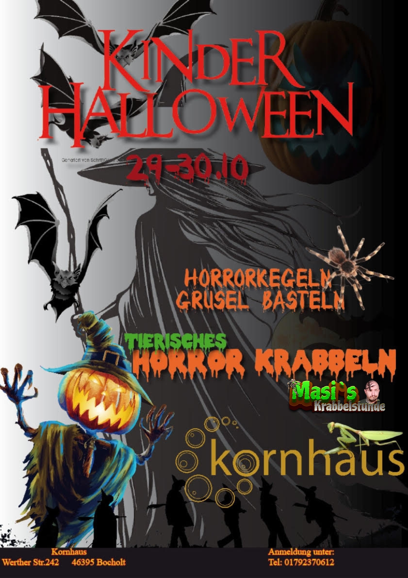 Kinder Halloween Marci Krabbelstunde kornhaus